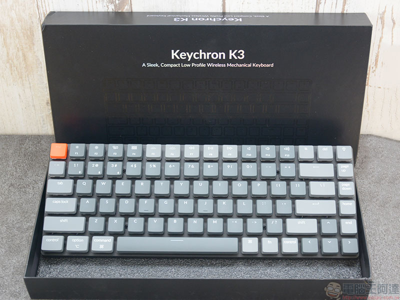 Keychron K3 75% 無線矮軸機械鍵盤開箱、動手玩,雙模四系統輕薄便攜第一名 - 電腦王阿達 Keychron K3 75% 無線矮軸機械鍵盤開箱、動手玩,雙模四系統輕薄便攜第一名 - 電腦王阿達