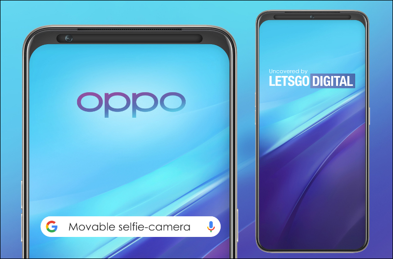 Oppo Reno 可移動自拍前鏡頭專利，可左右移動進行多角度拍攝 - 電腦王阿達