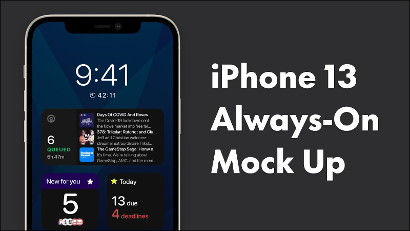iPhone 13 傳聞將搭載的 AOD 顯示,概念影片帶來多種可能性 - 電腦王阿達 iPhone 13 傳聞將搭載的 AOD 顯示,概念影片帶來多種可能性 - 電腦王阿達