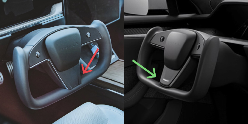特斯拉配備全新 Yoke 平把方向盤的 TESLA Model S 實車首度曝光!小細節和官方仍與圖片有些不同 - 電腦王阿達 特斯拉配備全新 Yoke 平把方向盤的 TESLA Model S 實車首度曝光!小細節和官方仍與圖片有些不同 - 電腦王阿達