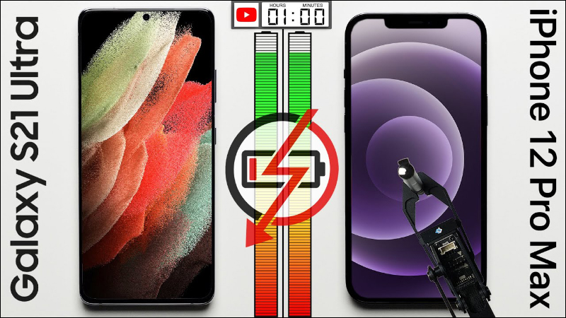 iPhone 12 Pro Max 對決三星 Galaxy S21 Ultra 電池續航力實測,究竟誰輸誰贏? - 電腦王阿達 iPhone 12 Pro Max 對決三星 Galaxy S21 Ultra 電池續航力實測,究竟誰輸誰贏? - 電腦王阿達
