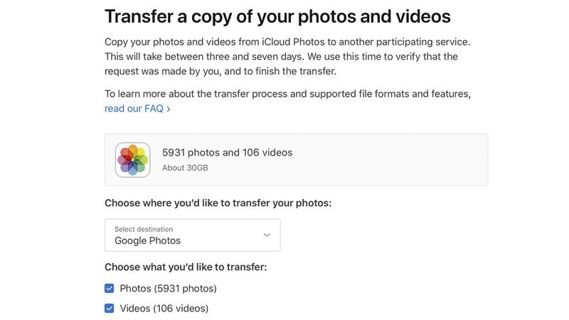 Apple 推出 iCloud 照片備份至 Google Photos 的傳輸服務 - 電腦王阿達