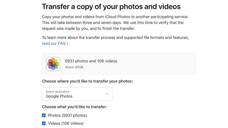 Apple 推出 iCloud 照片備份至 Google Photos 的傳輸服務 - 電腦王阿達 Apple 推出 iCloud 照片備份至 Google Photos 的傳輸服務 - 電腦王阿達