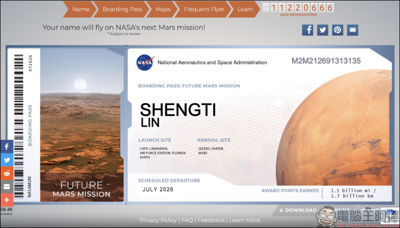 NASA 2026 太空船票免費開放預訂,免費登陸火星申請教學 - 電腦王阿達 NASA 2026 太空船票免費開放預訂,免費登陸火星申請教學 - 電腦王阿達