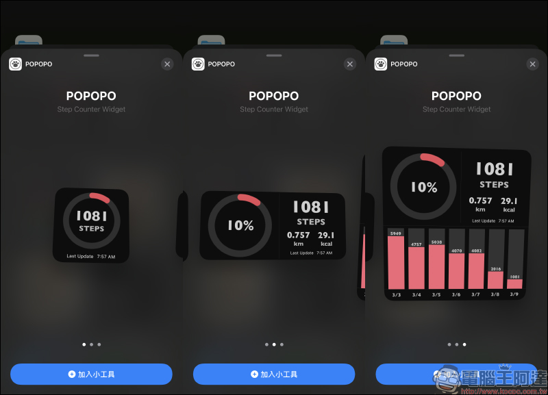 超可愛! iOS 14 桌面小工具 Step Counter POPOPO 計步器 App - 電腦王阿達 超可愛! iOS 14 桌面小工具 Step Counter POPOPO 計步器 App - 電腦王阿達
