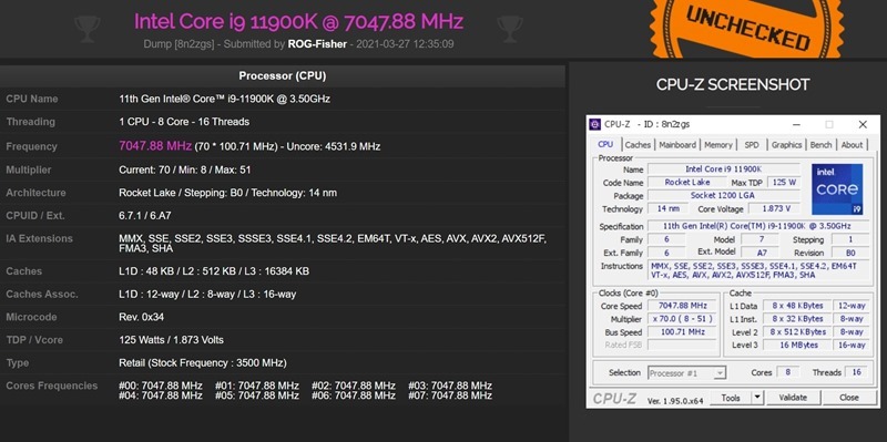 Intel-Core-i9-11900K-Desktop-CPU-7-GHz-LN2-Overclock Intel-Core-i9-11900K-Desktop-CPU-7-GHz-LN2-Overclock