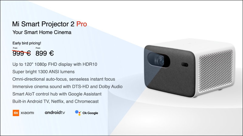 小米智慧投影機 2 Pro 於全球市場發表,支持 120 吋 FHD 解析度投影、 1300 ANSI 流明、內建 Android TV - 電腦王阿達 小米智慧投影機 2 Pro 於全球市場發表,支持 120 吋 FHD 解析度投影、 1300 ANSI 流明、內建 Android TV - 電腦王阿達