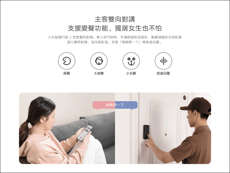 小米智慧門鈴 2 將於 4/6 在台開賣,新一代的看門神器!售價僅 1,195 元 - 電腦王阿達 小米智慧門鈴 2 將於 4/6 在台開賣,新一代的看門神器!售價僅 1,195 元 - 電腦王阿達