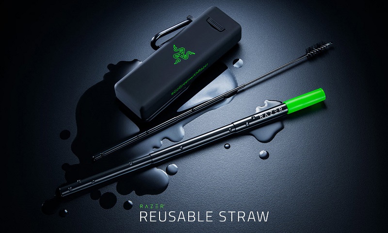Razer將推出「Reusable Straw」環保不鏽鋼吸管 強調採創新可伸縮設計 - 電腦王阿達