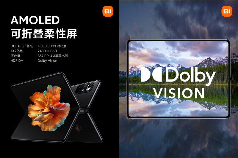 小米 MIX FOLD 摺疊螢幕手機登場!8.01 吋 2K 摺疊螢幕、首發搭載液態鏡頭 1 億像素主相機、澎湃 C1 影像處理晶片,高通 S888 等旗艦性能和實用功能 - 電腦王阿達 小米 MIX FOLD 摺疊螢幕手機登場!8.01 吋 2K 摺疊螢幕、首發搭載液態鏡頭 1 億像素主相機、澎湃 C1 影像處理晶片,高通 S888 等旗艦性能和實用功能 - 電腦王阿達