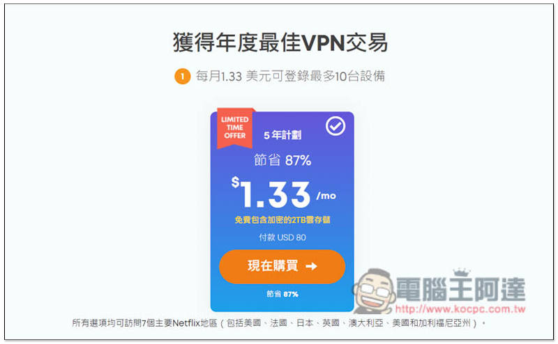 Ivacy VPN 復活節大特價，除了現折 87%，輸入阿達獨家專屬碼再享額外折扣 - 電腦王阿達