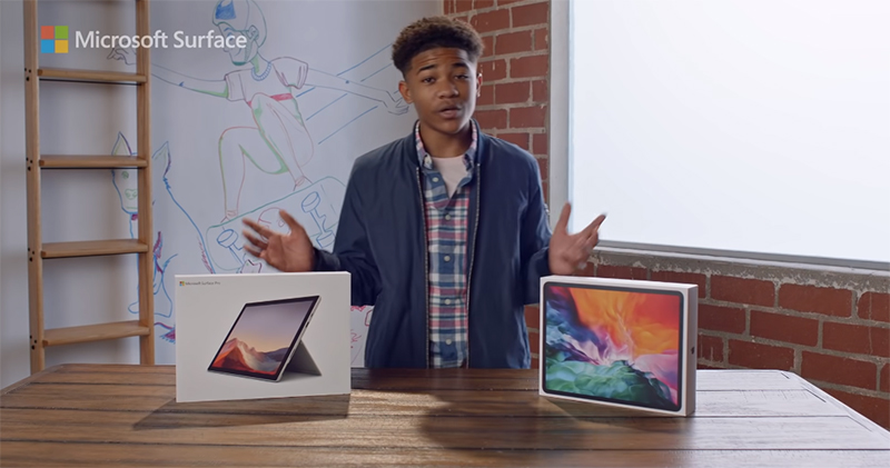 Surface Pro 7 新廣告釋出,這次槍口瞄準 iPad Pro 的鍵盤 - 電腦王阿達 Surface Pro 7 新廣告釋出,這次槍口瞄準 iPad Pro 的鍵盤 - 電腦王阿達
