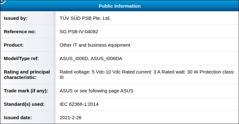 疑似 ASUS ZenFone 8 mini 通過認證，將支持 30W 有線閃充 - 電腦王阿達
