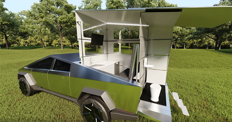 有人完美運用 Cybertruck 空間做了個終極露營車套件 - 電腦王阿達 有人完美運用 Cybertruck 空間做了個終極露營車套件 - 電腦王阿達