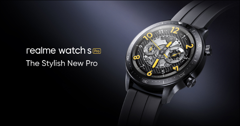 realme Watch S Pro 智慧手錶將於4/15正式開賣！首賣日現折 500 元，優惠價只要 3,499 元 - 電腦王阿達