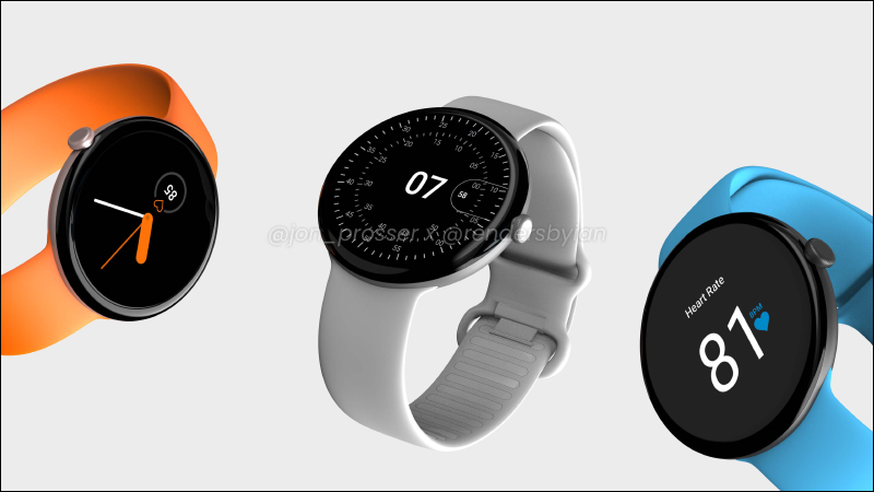 Google Pixel Watch 外觀渲染圖曝光!傳聞最快將於 10 月推出 - 電腦王阿達 Google Pixel Watch 外觀渲染圖曝光!傳聞最快將於 10 月推出 - 電腦王阿達