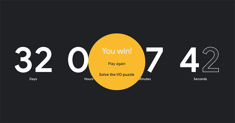 等不及五月的 I/O 2021?Google 準備了彩蛋遊戲讓你打發時間 - 電腦王阿達 等不及五月的 I/O 2021?Google 準備了彩蛋遊戲讓你打發時間 - 電腦王阿達