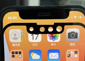 iPhone 13 螢幕保護貼曝光，對比 iPhone 12 確認瀏海終於縮小了！