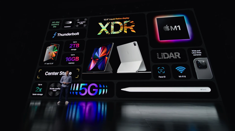 內在 M1 大升級 iPad Pro 登場！最高 2TB 儲存 / 16GB RAM 還有絕美 Mini-LED XDR 顯示器 - 電腦王阿達