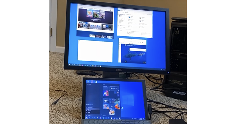 Windows 10 外接螢幕休眠後視窗混亂 Windows 10 外接螢幕休眠後視窗混亂
