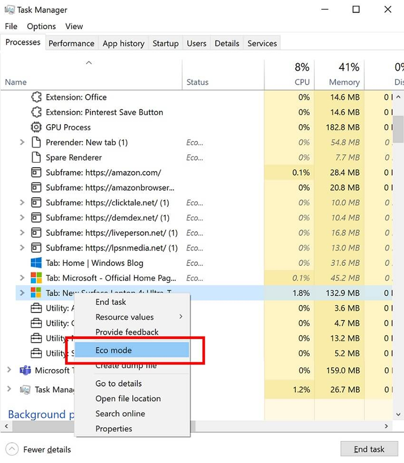 Windows 10 21H2 將對工作管理員進行大升級,減少電力消耗與資源佔用 - 電腦王阿達 Windows 10 21H2 將對工作管理員進行大升級,減少電力消耗與資源佔用 - 電腦王阿達