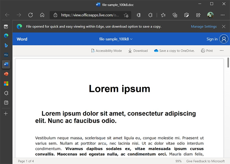 Microsoft Edge 將整合 Office 工具，讓你直接在瀏覽器查閱檔案 - 電腦王阿達