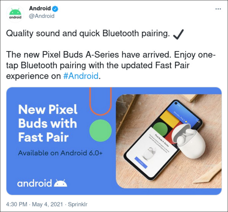 Google 再次「意外」曝光 Pixel Buds A 系列真無線耳機 - 電腦王阿達 Google 再次「意外」曝光 Pixel Buds A 系列真無線耳機 - 電腦王阿達