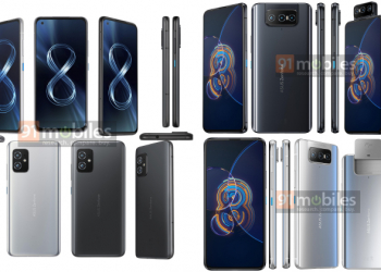 華碩 ZenFone 8 、ZenFone 8 Flip 高清晰渲染圖和規格提前曝光！（傳聞規格整理）