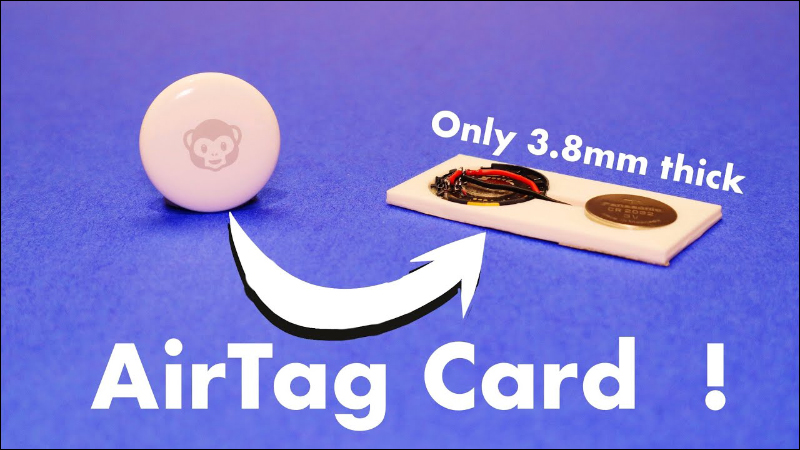 國外神人成功將 AirTag 移植到 3.8mm 超薄卡片放入錢包，厚度只有原本不到一半！ - 電腦王阿達