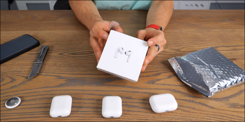 國外知名 YouTuber 搶先開箱 AirPods 3 ,並與多款 AirPods 比較設計差異 - 電腦王阿達 國外知名 YouTuber 搶先開箱 AirPods 3 ,並與多款 AirPods 比較設計差異 - 電腦王阿達