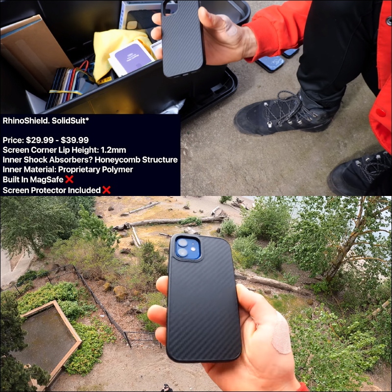 國外 YouTuber 多家 12 款知名 iPhone 12/12 Pro 保護殼的跌落測試,結果令人意外! - 電腦王阿達 國外 YouTuber 多家 12 款知名 iPhone 12/12 Pro 保護殼的跌落測試,結果令人意外! - 電腦王阿達