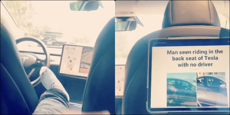 國外特斯拉車主開啟 Autopilot 坐後座當乘客,因濫用自動駕駛被捕卻表示仍會持續這麼做 - 電腦王阿達 國外特斯拉車主開啟 Autopilot 坐後座當乘客,因濫用自動駕駛被捕卻表示仍會持續這麼做 - 電腦王阿達