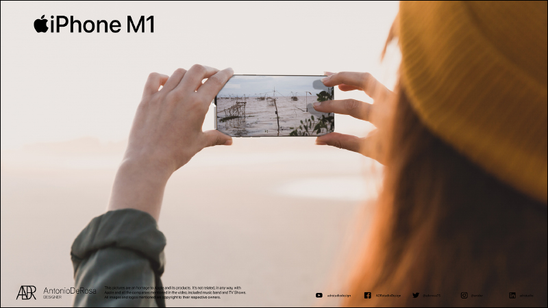 設計師發想 iPhone M1 概念手機，帶來全新的機身缺角設計 - 電腦王阿達