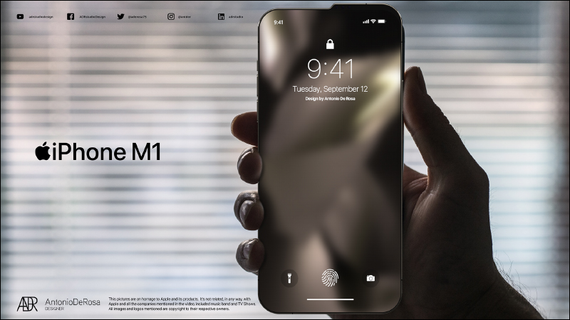設計師發想 iPhone M1 概念手機,帶來全新的機身缺角設計 - 電腦王阿達 設計師發想 iPhone M1 概念手機,帶來全新的機身缺角設計 - 電腦王阿達