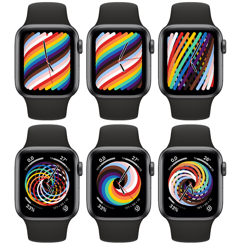 Apple 2021 年款彩虹版錶帶與超多絢麗新錶面來了！（動眼看） - 電腦王阿達