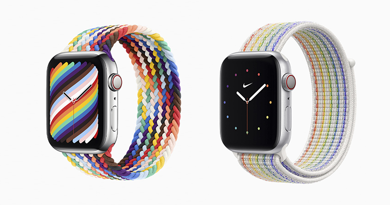 Apple 2021 年款彩虹版錶帶與超多絢麗新錶面來了！（動眼看）