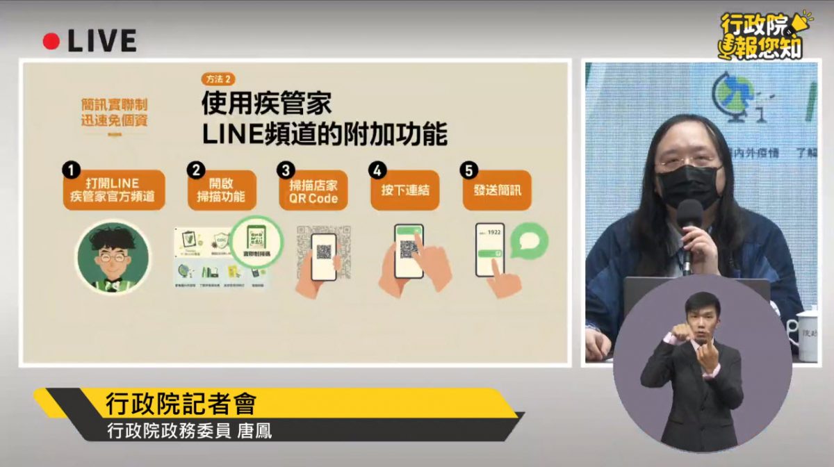 行政院推出「簡訊實聯制」系統 掃碼、按連結、送出簡單五秒三步驟 - 電腦王阿達 行政院推出「簡訊實聯制」系統 掃碼、按連結、送出簡單五秒三步驟 - 電腦王阿達