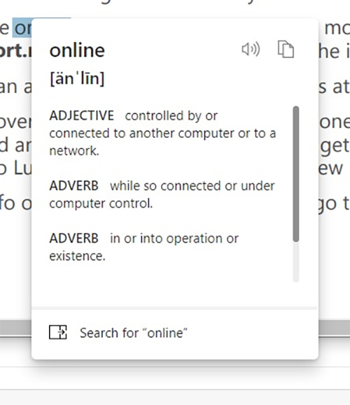 微軟為 Edge 瀏覽器開測迷你右鍵選單、字典，改良密碼監視器功能 - 電腦王阿達