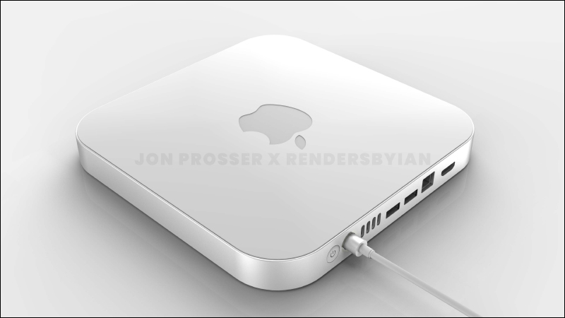 Mac mini M1X 外觀渲染首度曝光！傳將採用磁吸式充電、更薄的機身 - 電腦王阿達