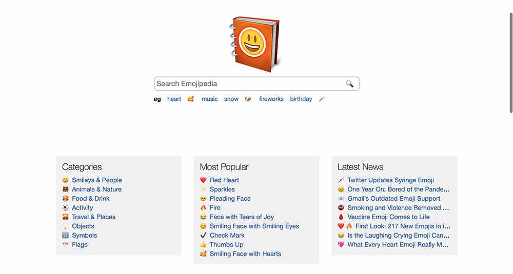 免費的FB表情符號懶人包-emojipedia