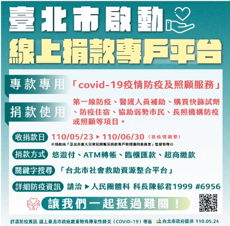 台北市捐款專戶「揪安心災民照顧雲端整合服務」幫助台灣對況新冠病毒 - 電腦王阿達 台北市捐款專戶「揪安心災民照顧雲端整合服務」幫助台灣對況新冠病毒 - 電腦王阿達