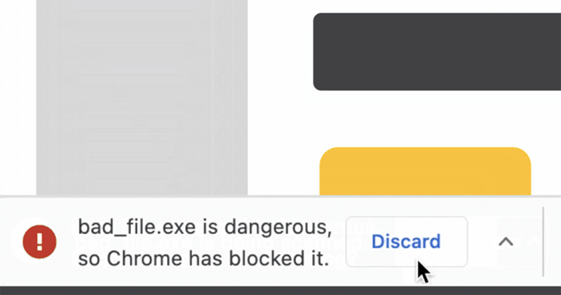Chrome 不安全的擴充功能檔案下載