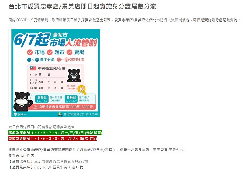 量販賣場加入人流管制 部分賣場假日推出身分證強制分流 - 電腦王阿達 量販賣場加入人流管制 部分賣場假日推出身分證強制分流 - 電腦王阿達