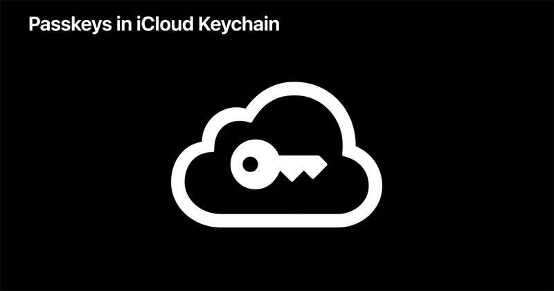 passkeys in iCloud Keychain