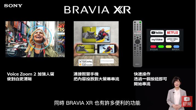 Sony BRAVIA XR 系列新品在台發表,仿人腦高效分析開創全方位智慧觀影體驗 - 電腦王阿達 Sony BRAVIA XR 系列新品在台發表,仿人腦高效分析開創全方位智慧觀影體驗 - 電腦王阿達