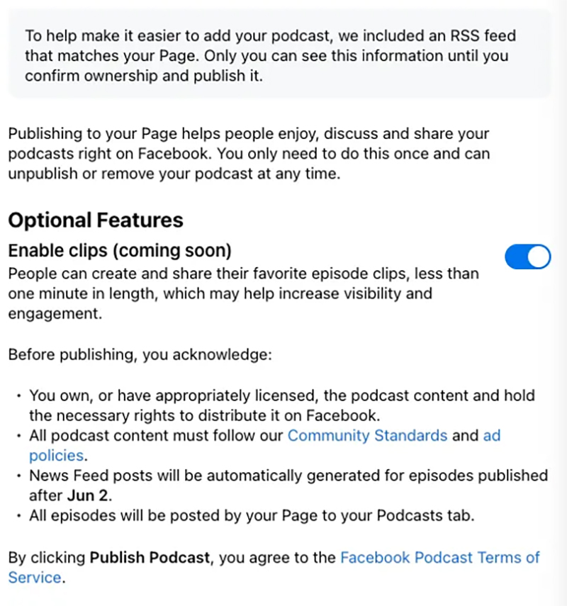 Facebook 將在 6/22 面向創作者推出新的 Podcast 功能 - 電腦王阿達 Facebook 將在 6/22 面向創作者推出新的 Podcast 功能 - 電腦王阿達