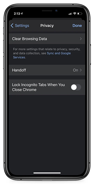 Chrome for iOS 可啟用切換無痕模式時以 Face ID 解鎖保護隱私 - 電腦王阿達