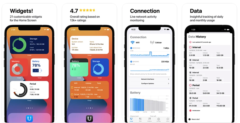 Usage: System Activity Widgets 提供多種 iPhone 系統資訊高質感 Widget 小工具的 App - 電腦王阿達 Usage: System Activity Widgets 提供多種 iPhone 系統資訊高質感 Widget 小工具的 App - 電腦王阿達