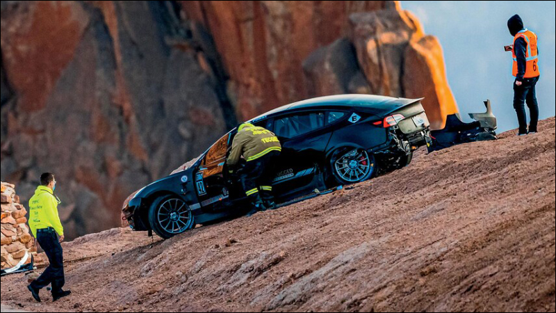 特斯拉 Model S Plaid 參加派克峰國際爬山賽，練習賽就快到輪胎沿路嘰嘰叫（更新：PPIHC 2021 挑戰成功！） - 電腦王阿達