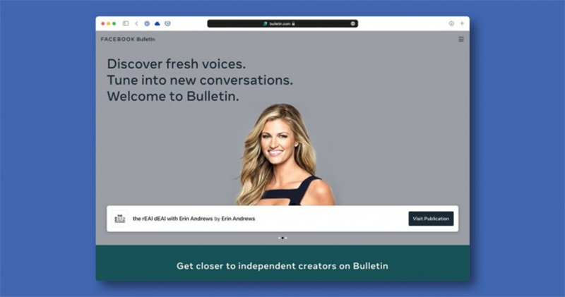Facebook 推出新聞通訊服務「Bulletin」,提供文字創作者全新營利平台 - 電腦王阿達 Facebook 推出新聞通訊服務「Bulletin」,提供文字創作者全新營利平台 - 電腦王阿達